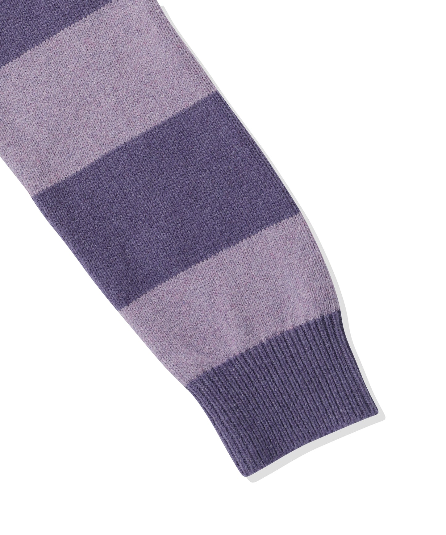 (Women's) Striped Knit Hooded Zip-up CBFSWKC001