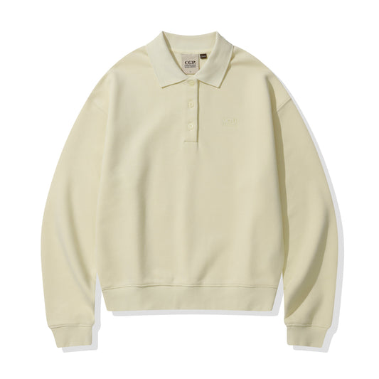 (Women) Small Square Logo Rugby Man-to-Man CBEWWTL034