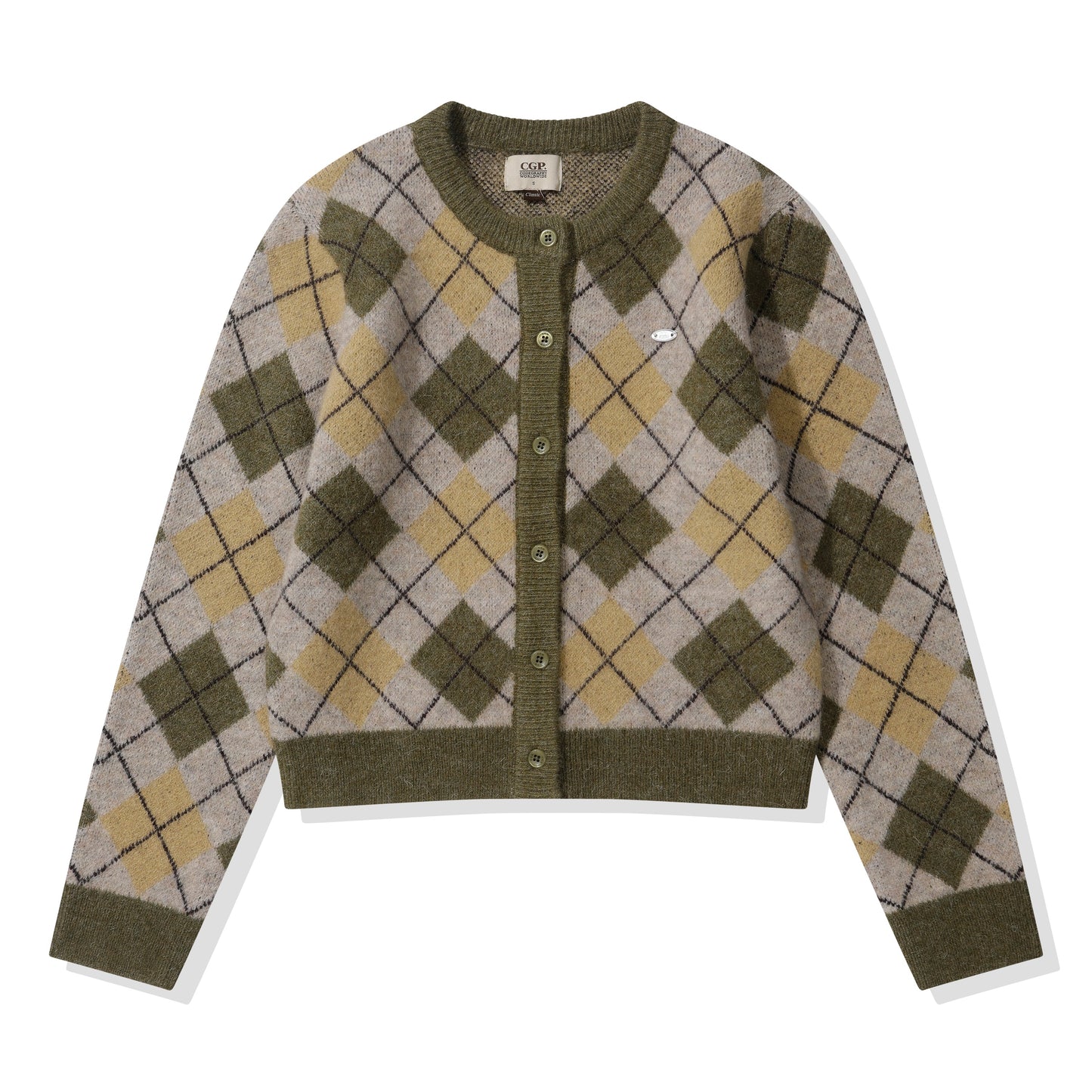 (Women) Argyle Cardigan CBEWWKC040