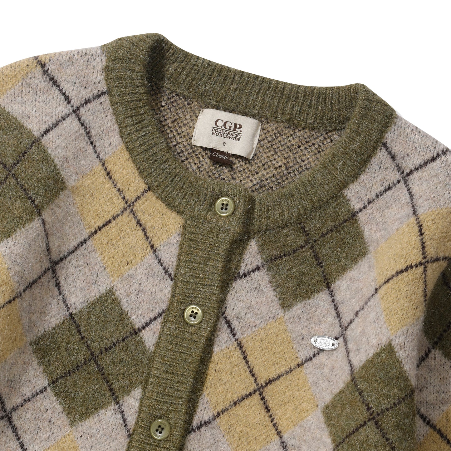 (Women) Argyle Cardigan CBEWWKC040