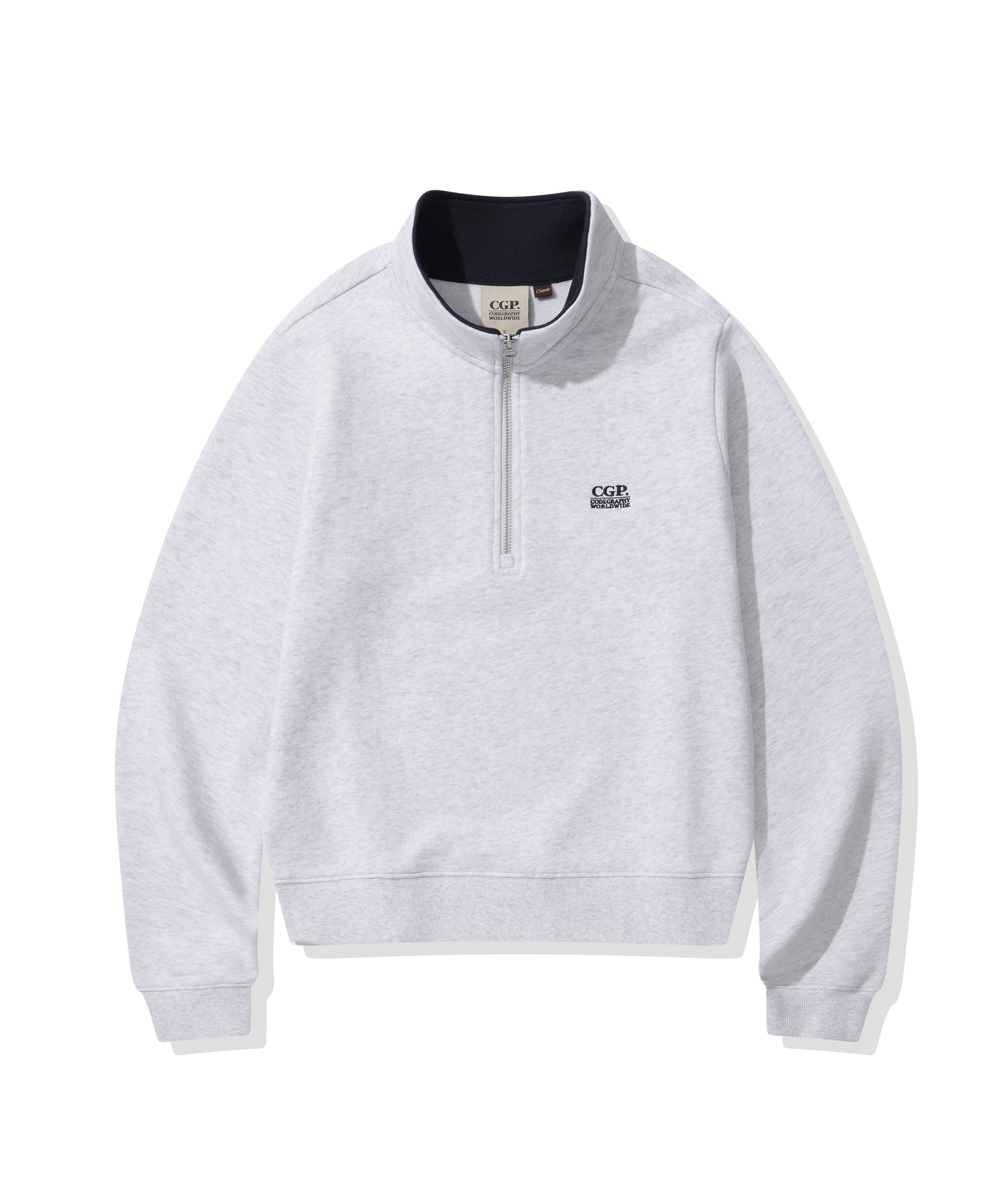 (Women) Small Square Logo Half Zip-up CBEWWTL031