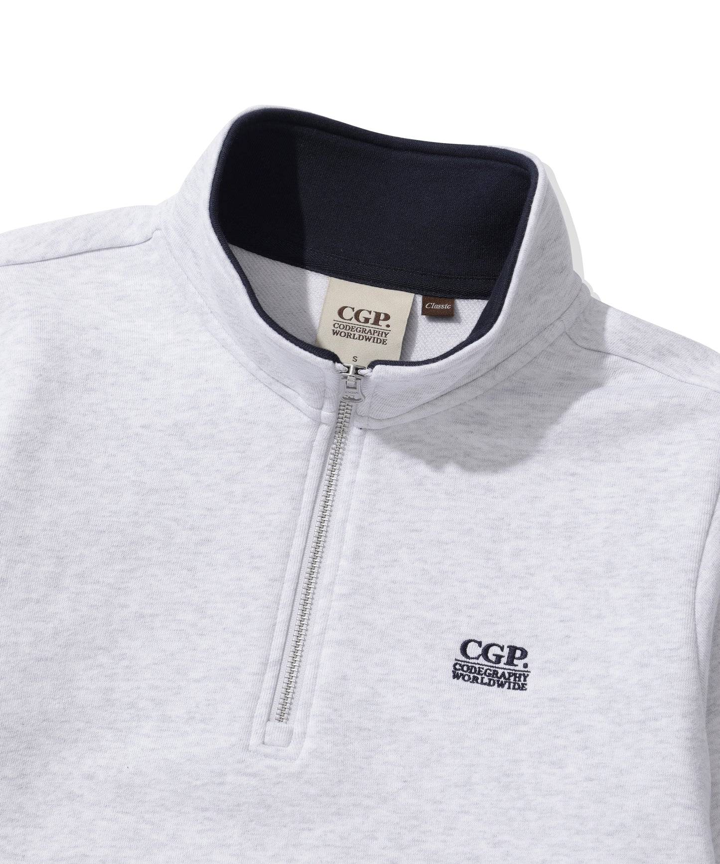(Women) Small Square Logo Half Zip-up CBEWWTL031