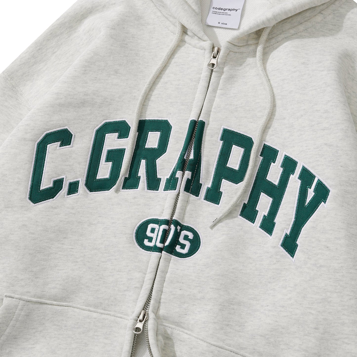C.GRAPHY Hooded Zip-up CBFSUTC001