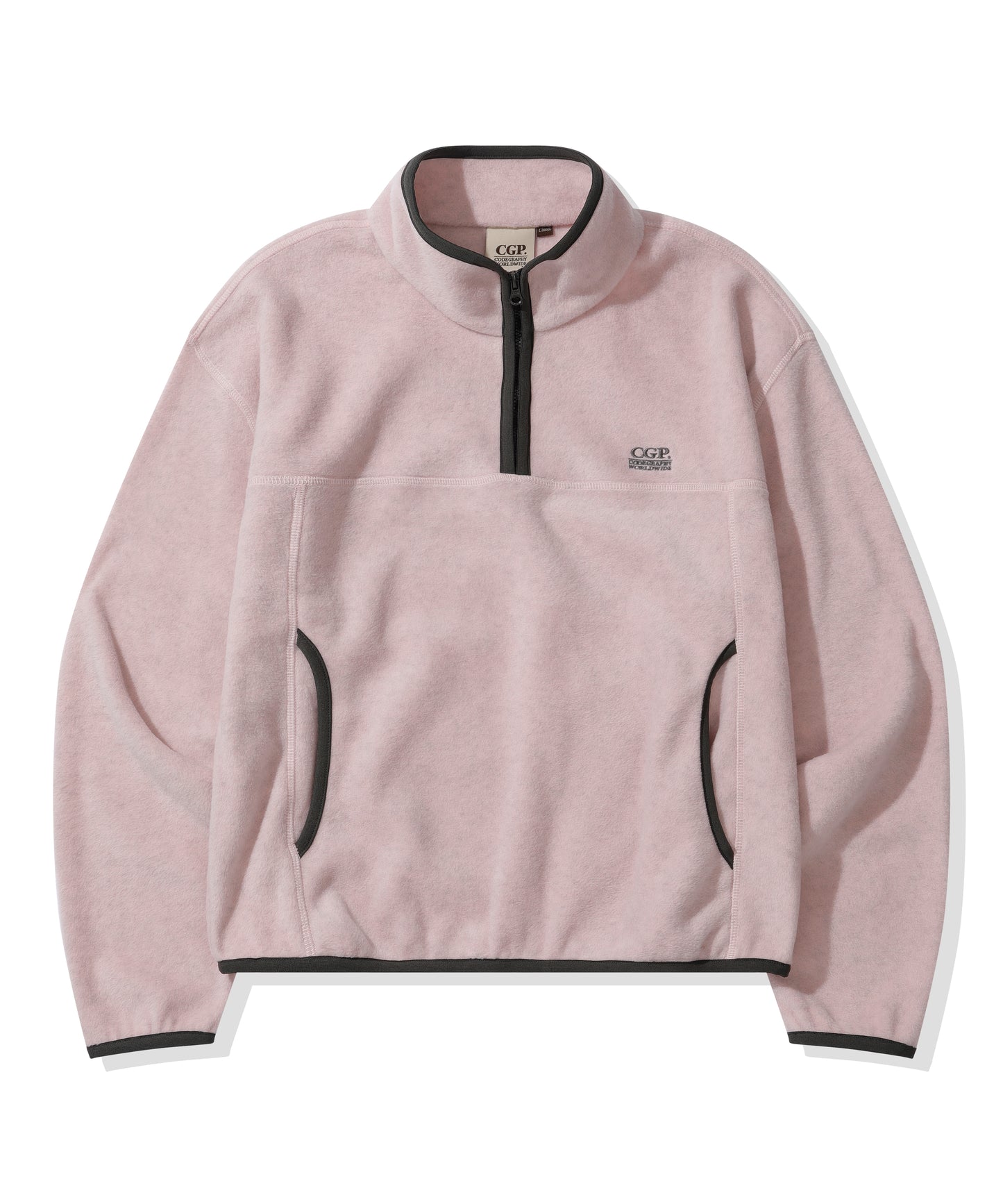 (Women) Polar fleece half zip-up man to man CBEWWTL071