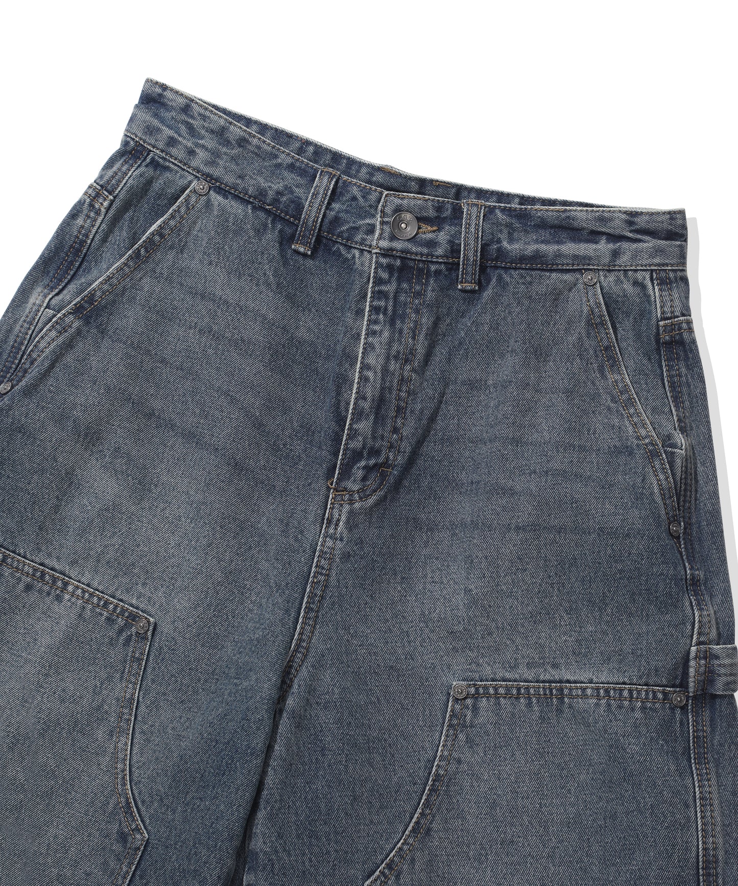 Bermuda Cargo Denim Shorts CBFUUDT002