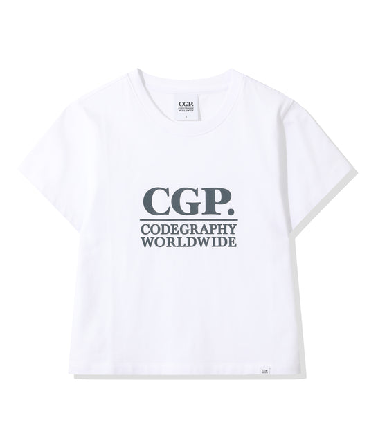 (Women's) Square Logo Short Sleeve T-shirt CBFUWTS004