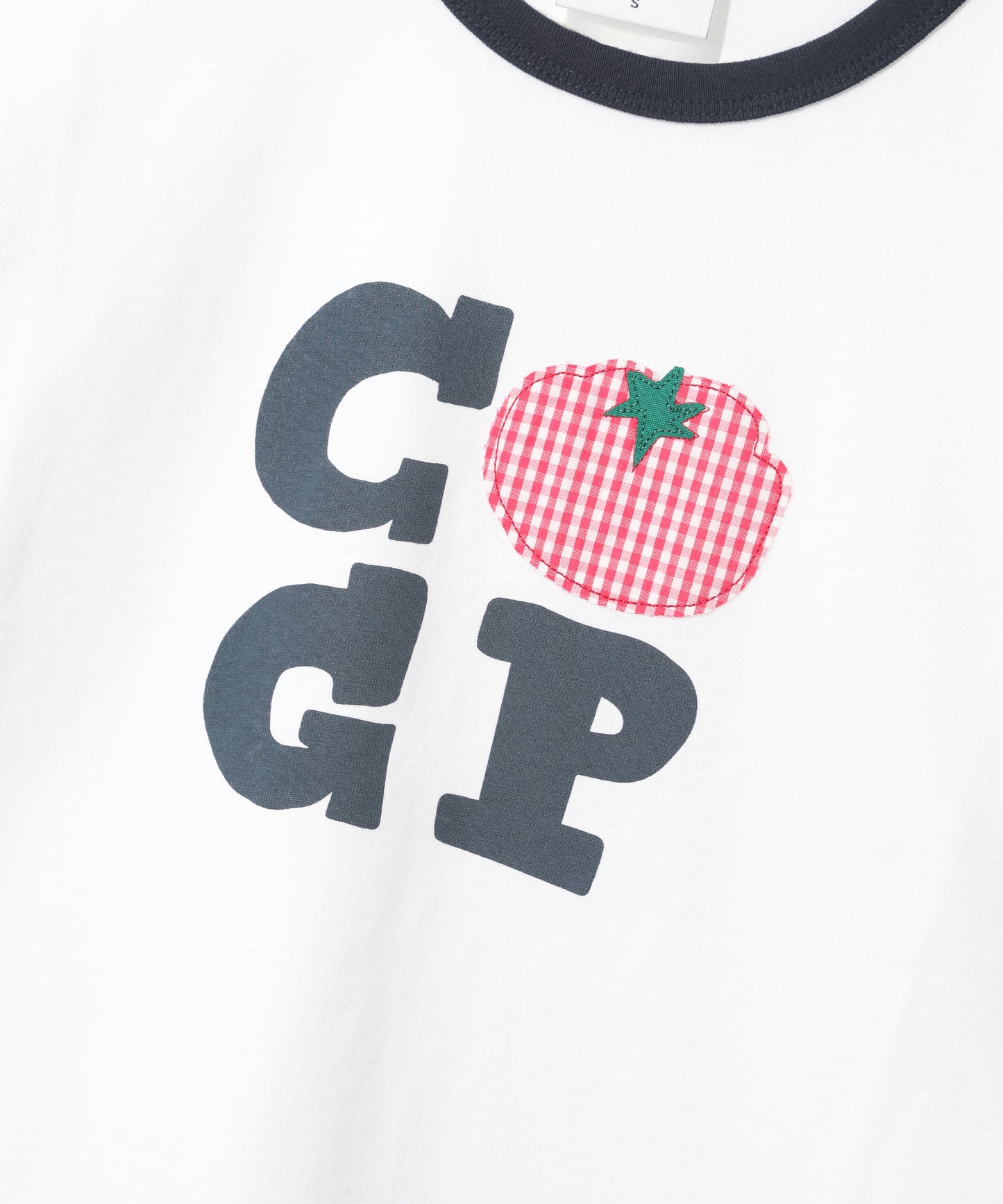 (Women's) CGP Check Tomato Ringer Short Sleeve T-Shirt CBFUWTS124