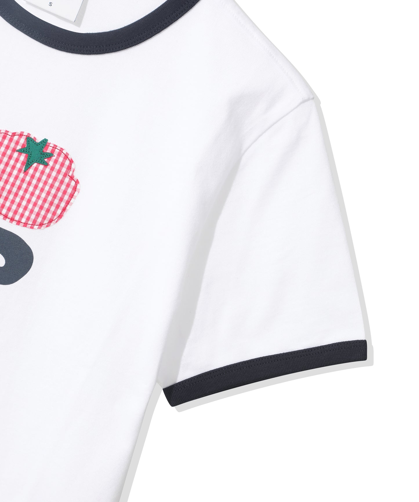 (Women's) CGP Check Tomato Ringer Short Sleeve T-Shirt CBFUWTS124