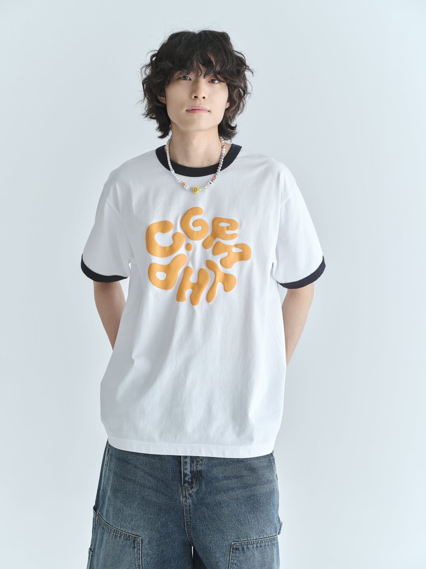 Round C.GRAPHY Ringer Short Sleeve T-shirt CBFUUTS026